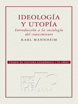 cover image of Ideología y utopía